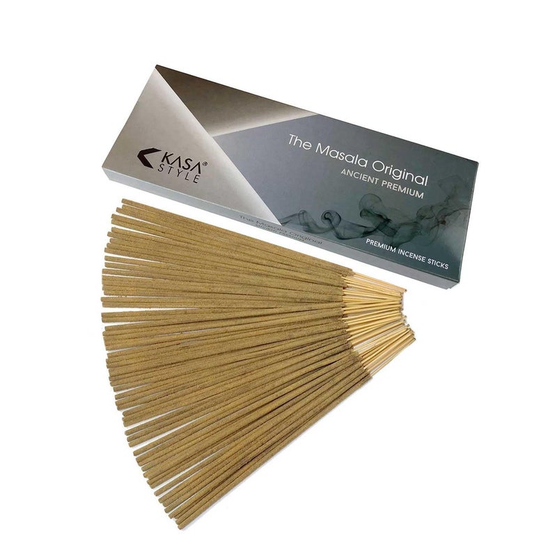 Kasa Style Ancient Sensations Premium Incense Sticks - 1% Natural No Chemicals - 1 Hour Burning - 100gr (Masala) - Image 1